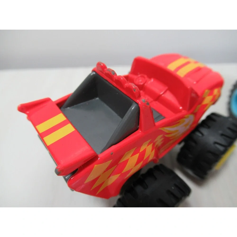 Blaze & the Monster Machines die cast trucks Blaze Crusher Fisher Price used